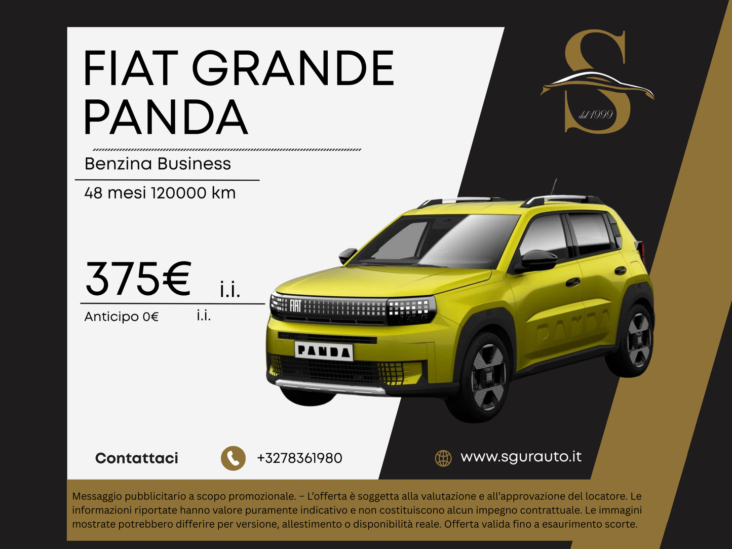 FIAT GRANDE PANDA Benzina Business
