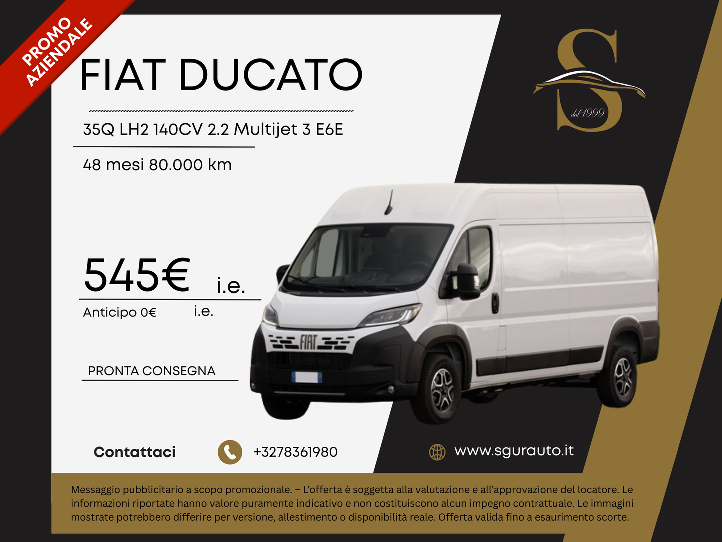 FIAT DUCATO 35Q LH2 140CV 2.2 Multijet 3 E6E