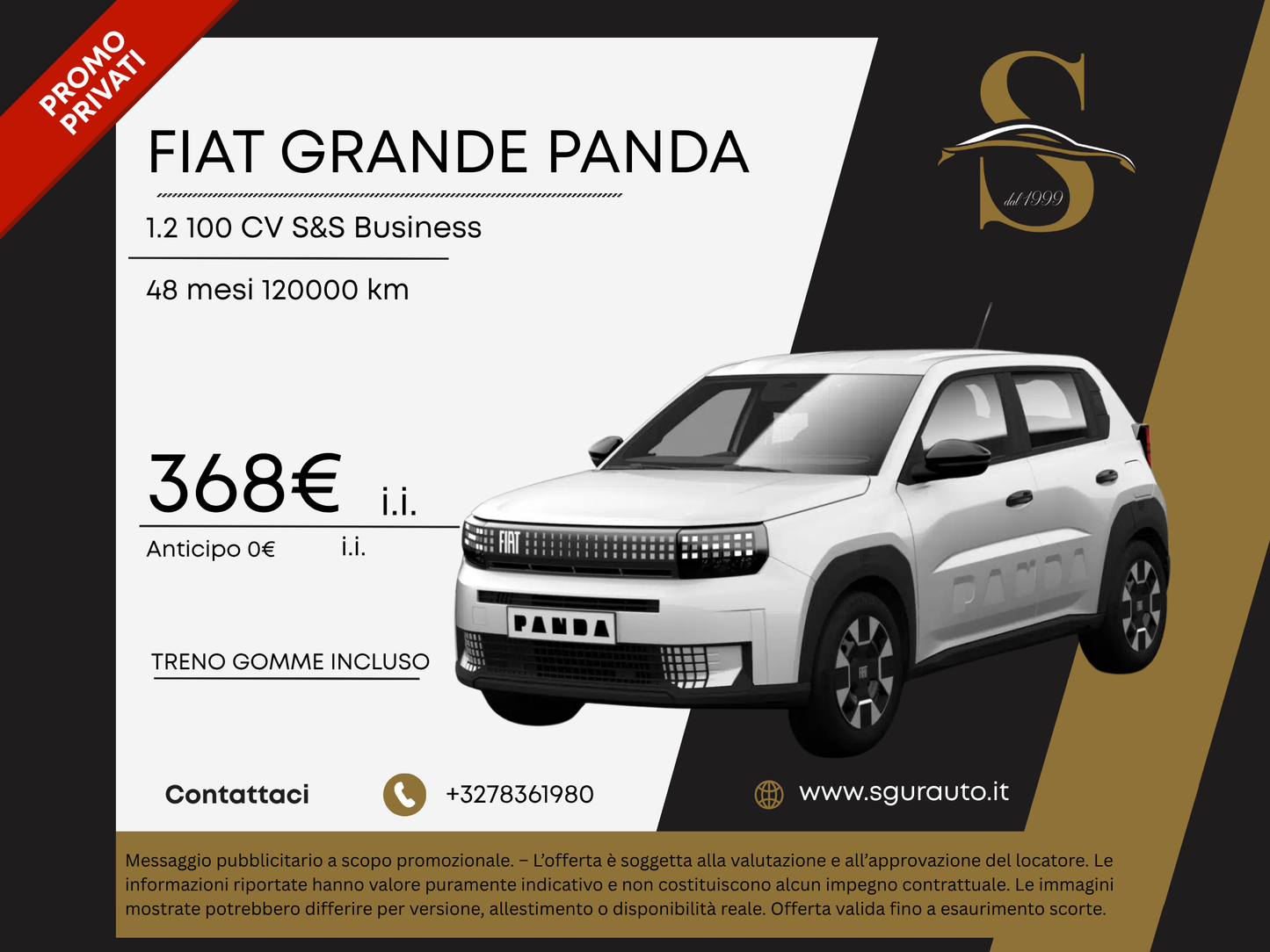 FIAT GRANDE PANDA 1.2 100 CV S&S Business