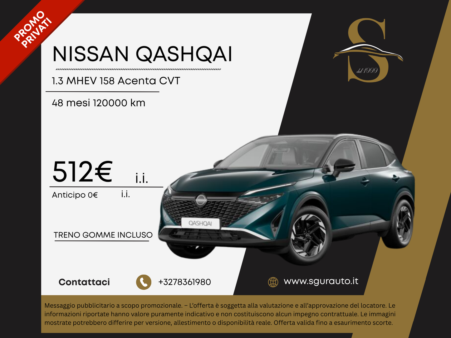 NISSAN QASHQAI 1.3 MHEV 158 ACENTA CVT