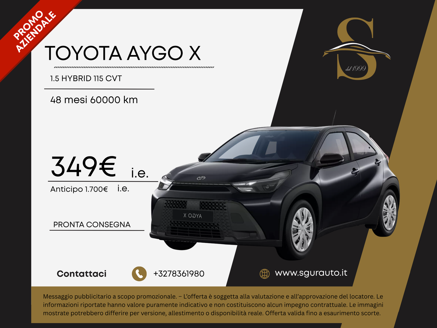 TOYOTA AYGO X 1.5 HYBRID 115 CVT