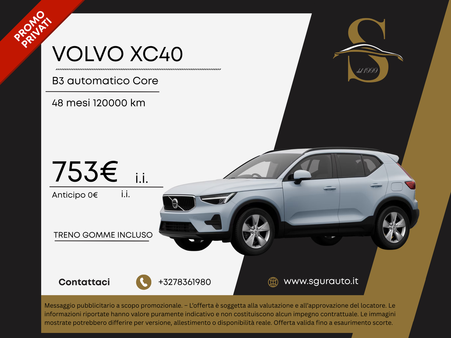 VOLVO XC40 B3 automatico Core