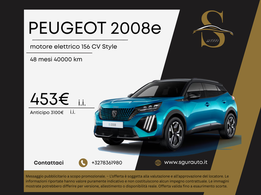 PEUGEOT 2008e 156 CV Style