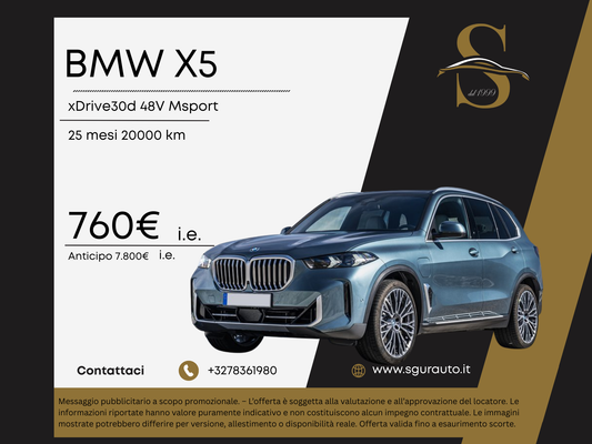 BMW X5 xDrive30d 48V Msport
