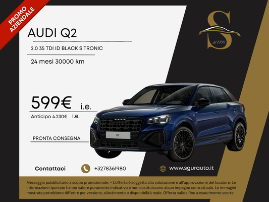 AUDI Q2 2.0 35 TDI ID BLACK S TRONIC