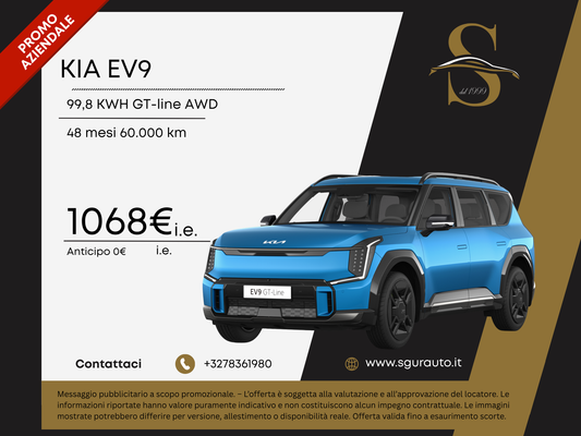 KIA EV9 99,8 KWH GT-line AWD