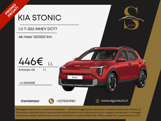 KIA STONIC 1.0 T-GDi MHEV DCT7