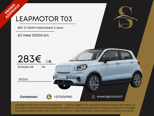 LEAPMOTOR T03 BEV 37.3KWH Hatchback 5-door