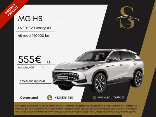 MG HS 1.5 T HEV Luxury AT