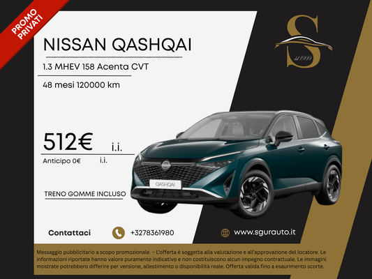 NISSAN QASHQAI 1.3 MHEV 158 ACENTA CVT
