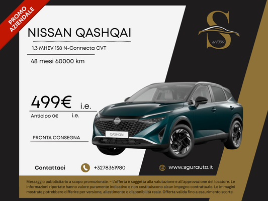 NISSAN QASHQAI 1.3 MHEV 158 N-Connecta CVT