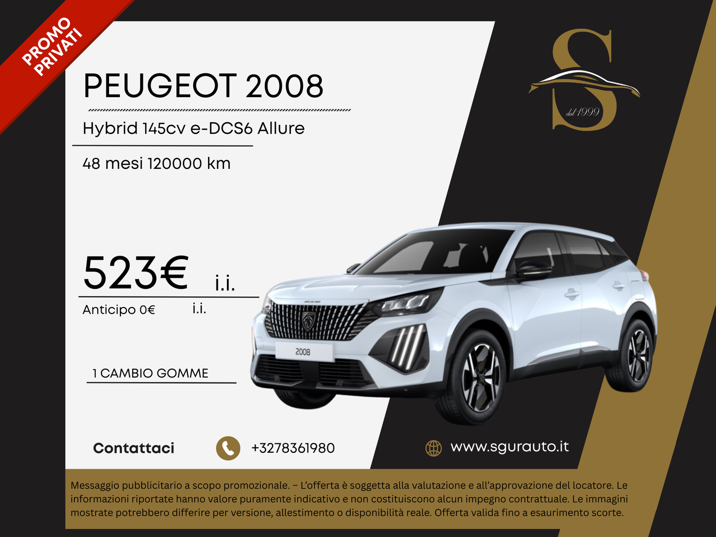 PEUGEOT 2008 Hybrid 145cv e-DCS6 Allure