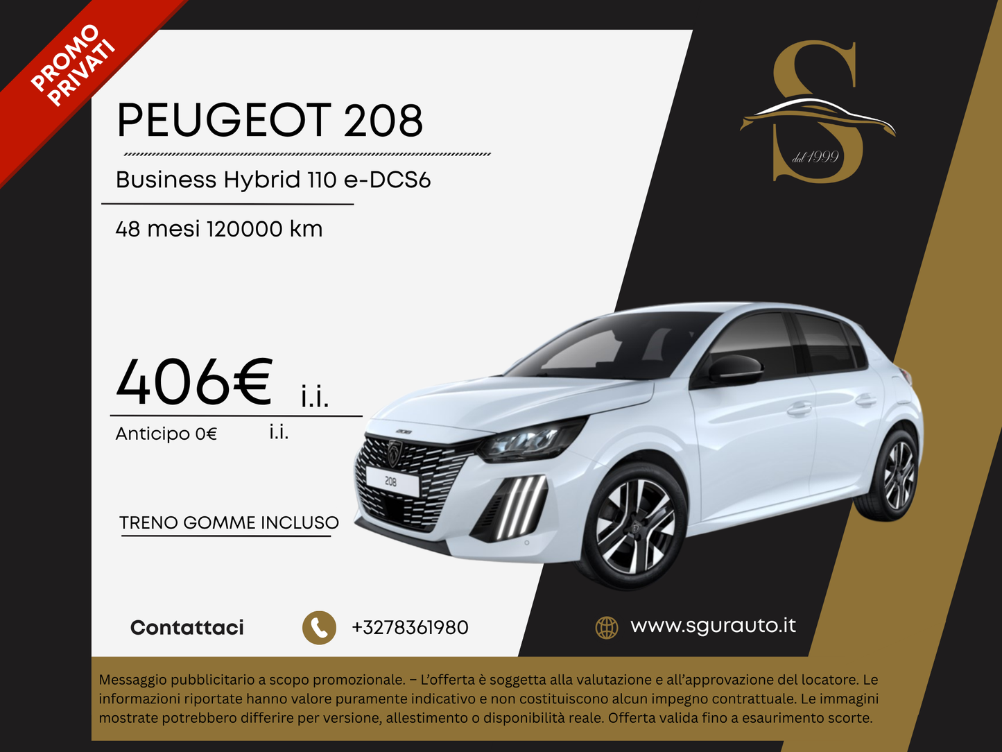 PEUGEOT 208 Business Hybrid 110 e-DCS6