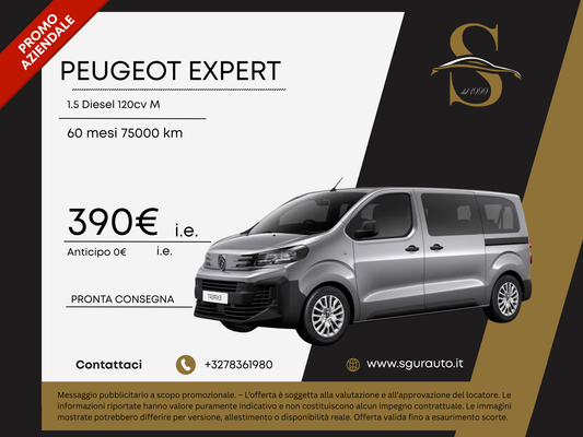 PEUGEOT EXPERT 1.5 Diesel 120cv M