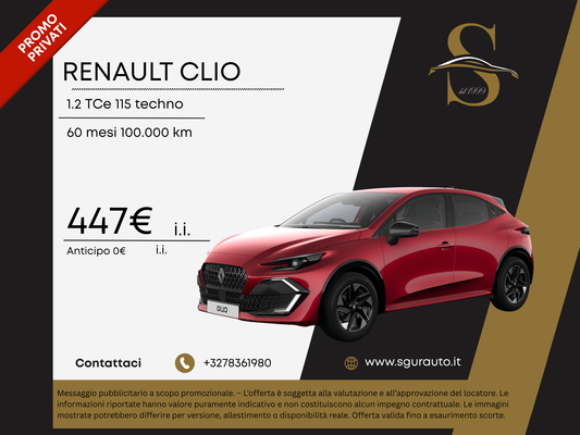RENAULT CLIO 1.2 TCe 115 techno