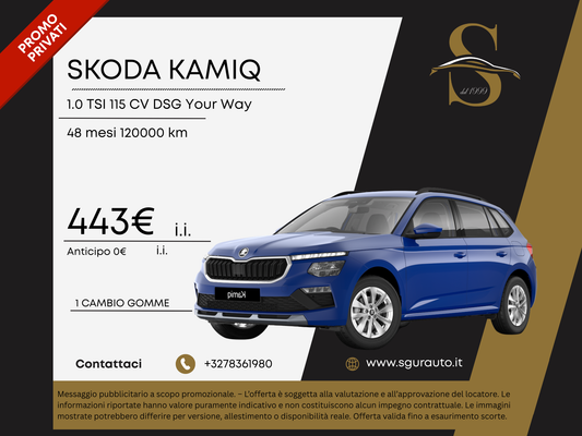SKODA KAMIQ 1.0 TSI 115 CV DSG Your Way