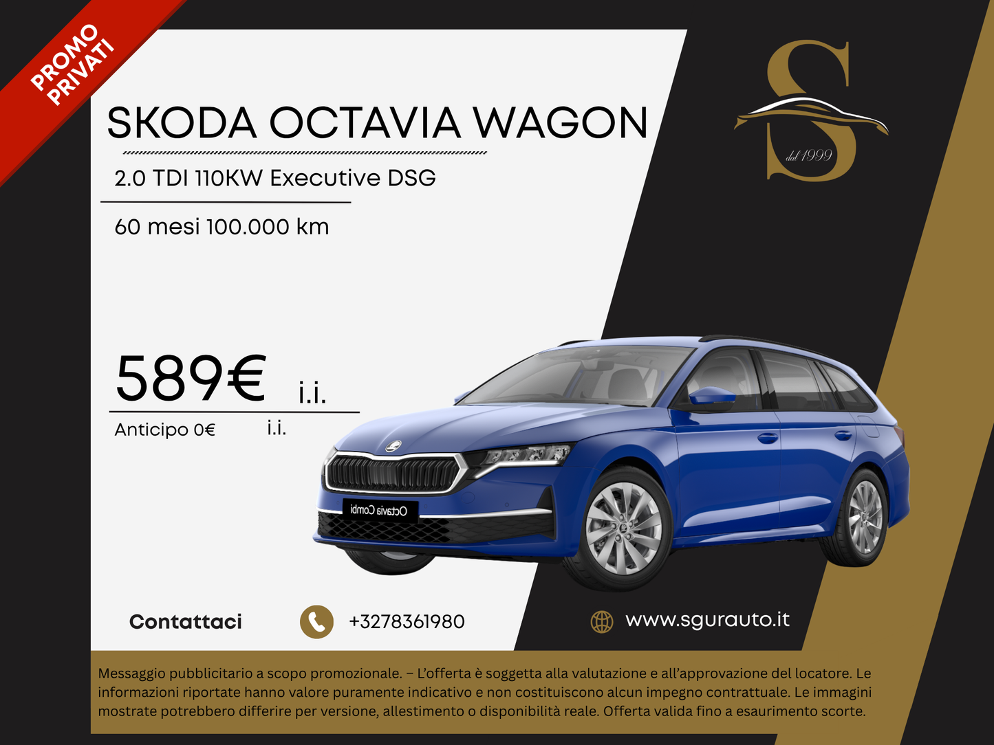 SKODA OCTAVIA WAGON 2.0 TDI 110KW Executive DSG