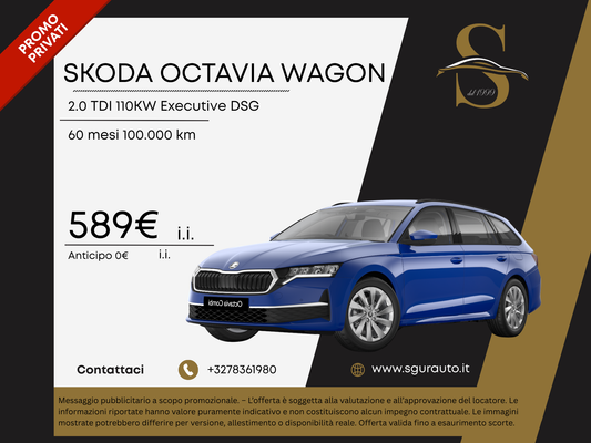 SKODA OCTAVIA WAGON 2.0 TDI 110KW Executive DSG