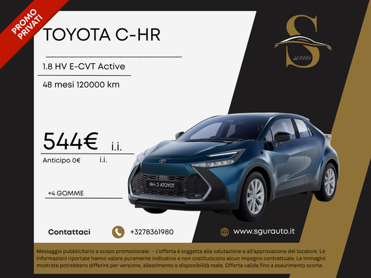 TOYOTA C-HR 1.8 HV E-CVT Active