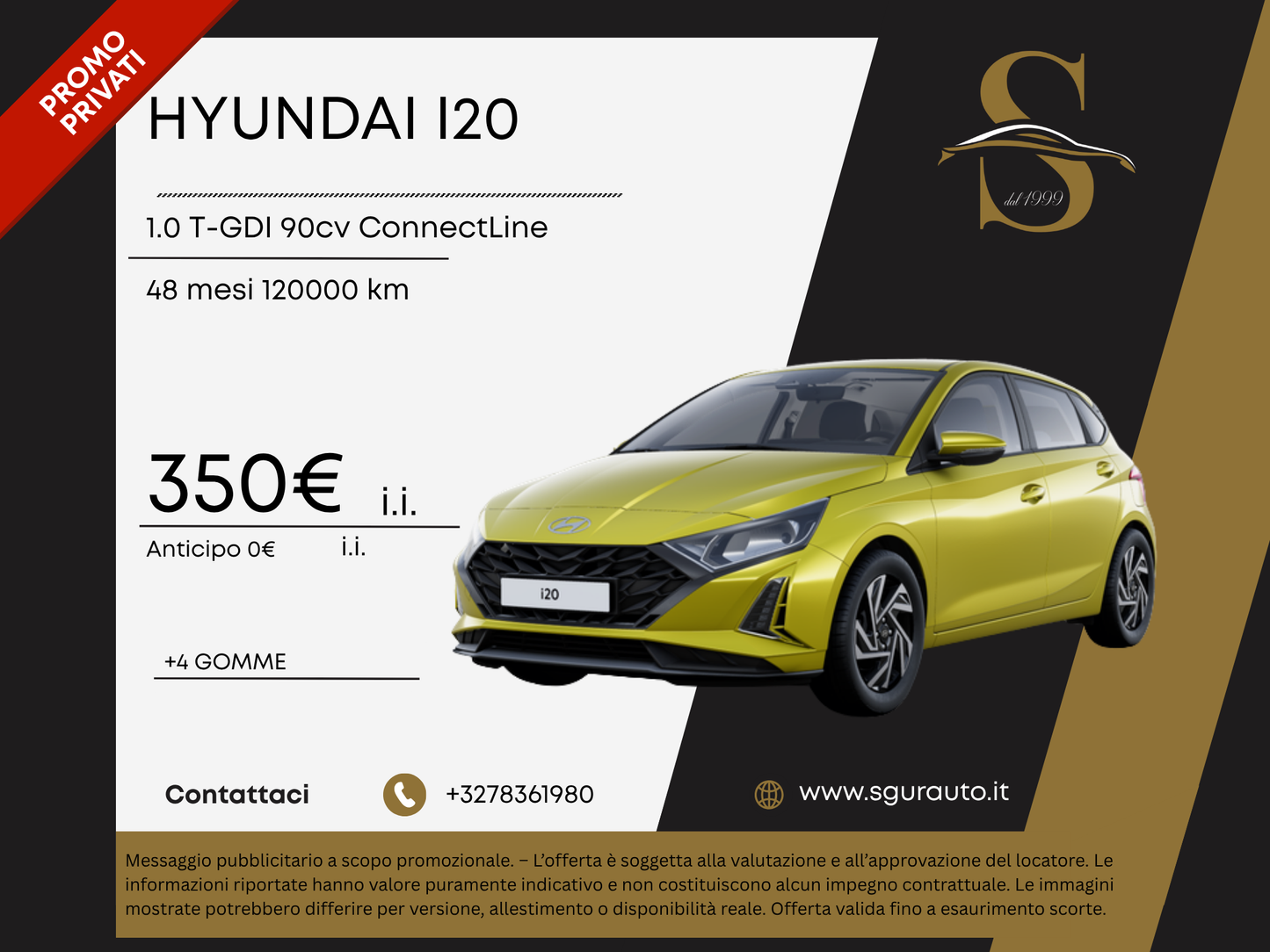 HYUNDAI i20 1.0 T-GDI 90cv Connect Line