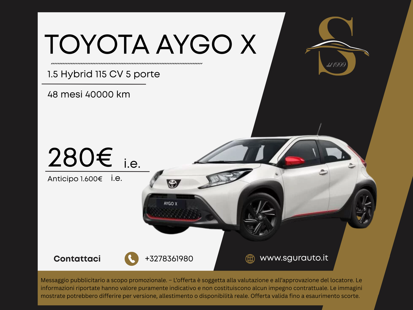 TOYOTA AYGO X 1.5 Hybrid 115 CV 5 porte