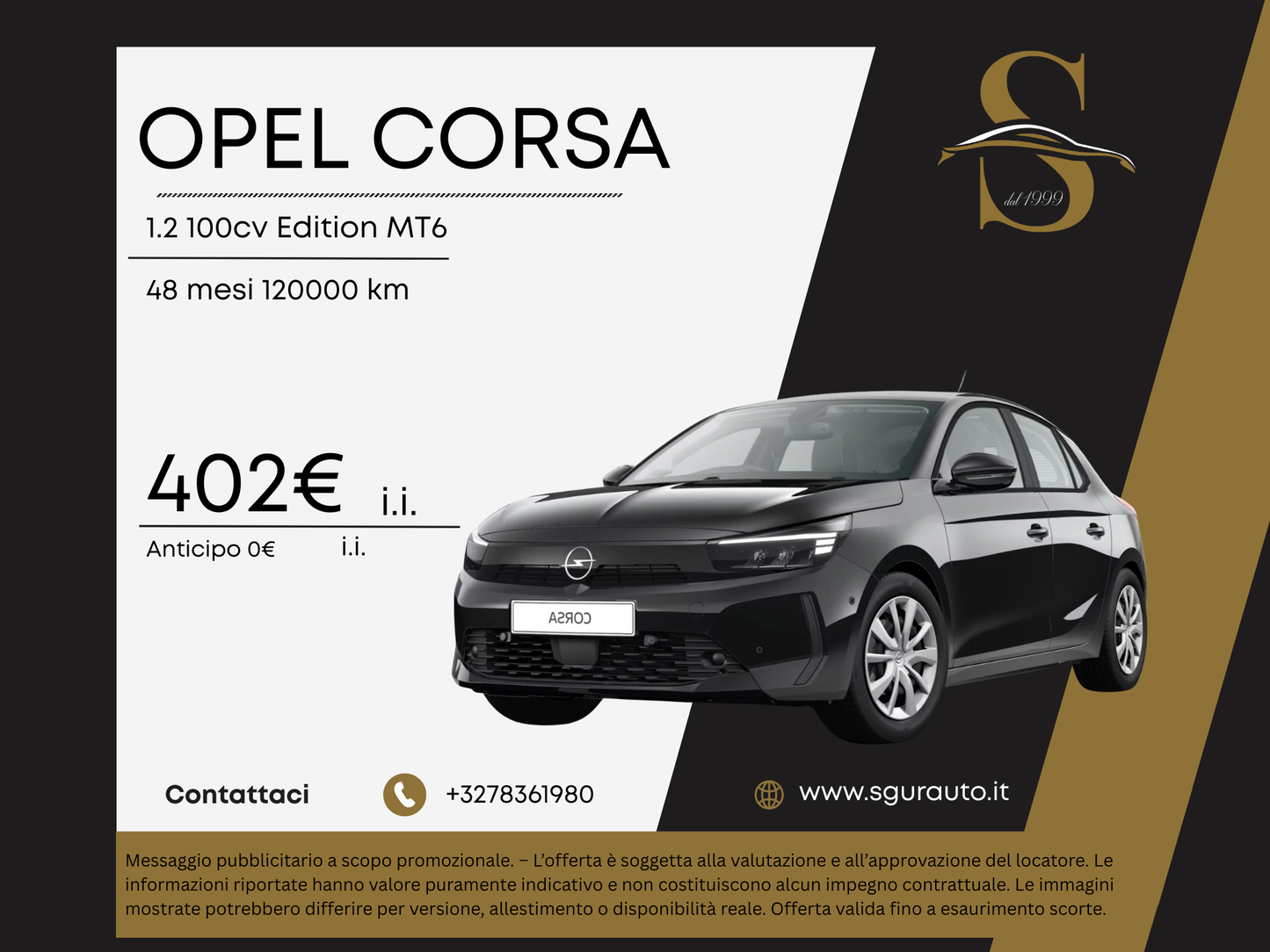 OPEL CORSA 1.2 100cv Edition MT6