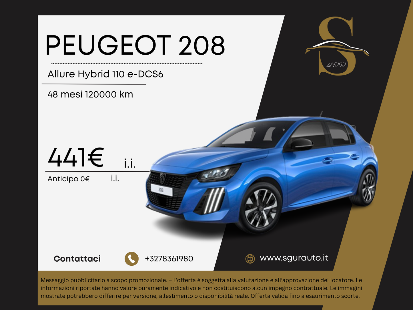 PEUGEOT 208 Allure Hybrid 110 e-DCS6